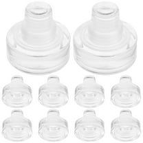 GOOHOCHY T Shaped Glass Wine Bottle Stopper with Silicone Seal for Beverage Bottles Reusable and Tasteless 10 Pieces