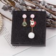 thumbnail image 3 of Pendientes navideños para mujer, bonitos y divertidos pendientes navideños para niñas, para regalos navideños, 3 of 5