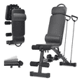 thumbnail image 3 of Banco Para Ejercicio plegable Gym Fitness Musculacion 13 En 1 Eo Safe Imports Negro, 3 of 5