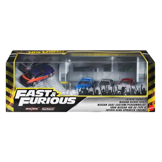 Hot Wheels Cars, Premium Fast & Furious Tokyo Drift Bundle of 5 1