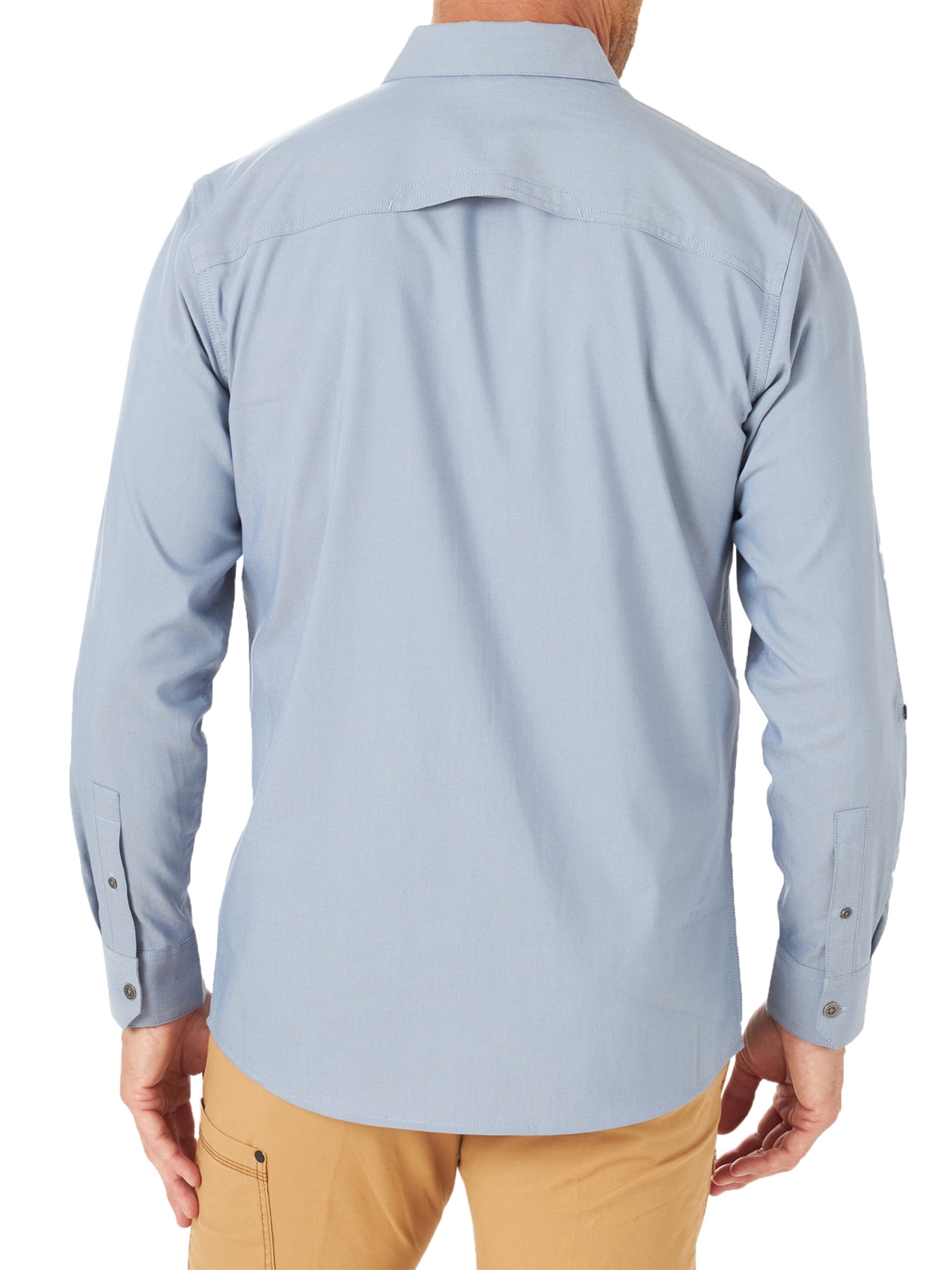Wrangler Men's Outdoor 2-Pocket Performance Utility Shirt
