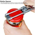 thumbnail image 3 of Abrelatas de Acero Inoxidable Ajustable con Tapa Manual para Botellas y Extractores de Latas de Acero Inoxidable se Abre Fácilmente, 3 of 4