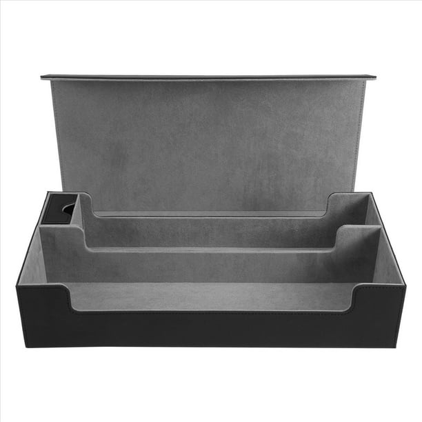 SúPer Colmena 550+ Caja de Baraja de Cartas Monocolor de para Cartas de Juegos de Mesa para Juegos de Cartas Coleccionables Negro