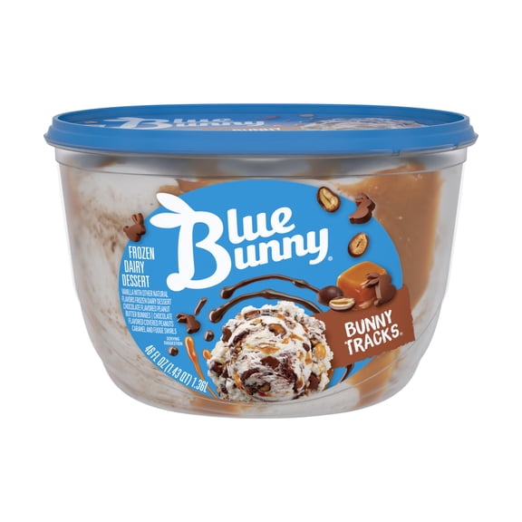 Blue Bunny Bunny Tracks Premium Frozen Dessert, 46 fl oz