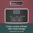 thumbnail image 5 of 8 Quart Digital Slow Cooker with Stoneware Pot - Programmable, Keep Warm, Digital Display, One-Touch, 240W, Red/Blue/Black, Ideal for Family Dinners, Roasts, Stews, 5 of 15