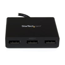 StarTech.com MSTDP123DP DisplayPort to DisplayPort Multi-Monitor Splitter - 3-Port MST Hub