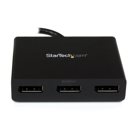 StarTech.com MSTDP123DP DisplayPort to DisplayPort Multi-Monitor Splitter - 3-Port MST Hub