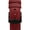 Red / Black Hardware, variant on Bandini Band Compatible with Apple Watch Leather Band 41mm 40mm 38mm, Men Breathable Rally Strap Replacement for Apple Watch Band Series 9 8 7 6 5 4 3 2 SE Sport & iWatch - Black / Silver Hardware