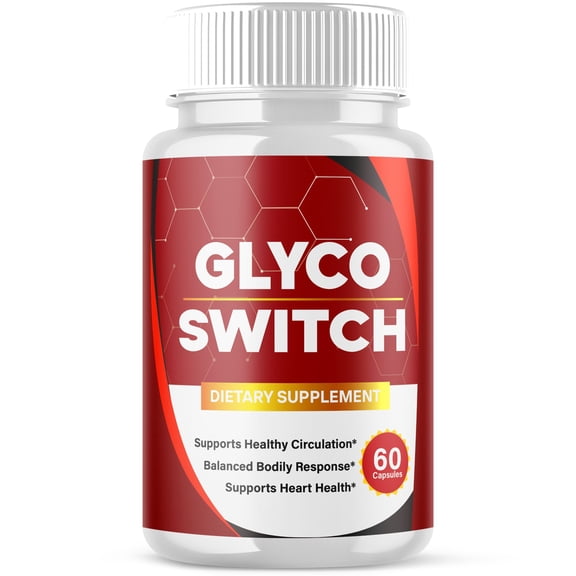 Glyco Switch Blood Support Pills Advanced Formula Vitamin Supplement GlycoSwitch 60 Capsules