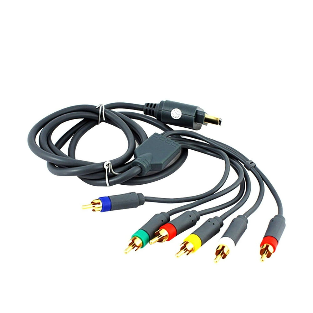 For Xbox 360 Cable by KMD 6 feet 6' Goldplated 1080p HD Component