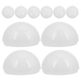 thumbnail image 1 of Miangastore LED Vanity Light Globes White 10Pcs Bathroom Light Cover Round, 1 of 9