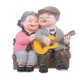 thumbnail image 1 of Creative Grandparents Lover Figurines Couple Miniature Ornaments Resin Crafts, 1 of 4