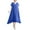 Blue-03, variant on STETMN Women's Baggy Maxi Dress V Neck Lightweight Long Dresses Solid Flowy Summer Sundress