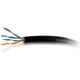 C2G 500ft Cat6 Ethernet (UTP) CAT 6 Câble Non Blindé - Câble de Raccordement Réseau Cat6 en Vrac avec Conducteurs Solides - PoE - Bleu - Câble en Vrac - 499 ft - UTP - - Montant, Solide - Noir – image 2 sur 2