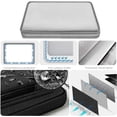 thumbnail image 3 of Estuche para computadora portátil de 15, 15,6 y 16 pulgadas con 5 bolsillos que facilita el transporte de la computadora portátil y los accesorios., 3 of 4