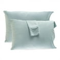 thumbnail image 5 of Bamboo cooling Pillowcase Set of 2 helps you get your beauty sleep, as theyre silky-soft and gentle on hair and skin. The luxurious pillowcases offer ultra-comfort for better sleep, so you wake refre, 5 of 10
