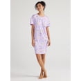 thumbnail image 3 of Joyspun Women's Short Sleeve Sleepshirt, Sizes S to 3X, 3 of 6