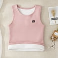 thumbnail image 2 of Mepaouo Kids Thermal Tank Top Fleece Lined Shirt Camisole Sleeveless Vest Warm Undershirt(Pink,D), 2 of 4