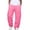 Pink-#001, variant on Dweltoz Men's Cargo Pants Baggy Loose Fit Trousers Straight Leg Casual Pants Elastic Waist Multi-Pocket Utility Pants,Wine 3XL