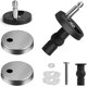 thumbnail image 1 of Bisagra para asiento de inodoro de 2 piezas, bisagra para asiento de inodoro de acero inoxidable con tornillos para fijar el asiento del inodoro, 1 of 5