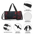 thumbnail image 4 of Easygdp Red Moon Shark Sailboat Bolsa de Viaje, Bolsa de Mano, Bolsa de Gimnasio, Bolsa de Equipaje para Viaje, 4 of 6