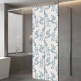 thumbnail image 4 of Blue Leaves Window Privacy Film, Modern Minimalist Leaf Botanical Vintage Static Cling UV Sun Blocking Tint Film Heat Control Windows Films for Bedroom Bathroom, Window Stickers 23.6"x59", 4 of 8