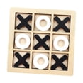 thumbnail image 4 of LeeQinersw Tic TAC Toe Board Game Strategy Board Games Coffee Table Game for Outdoor Indoor black and white, 4 of 9
