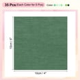 thumbnail image 2 of Uxcell 35Pcs 4" x 4" Solid Color Cotton Fabric Bundles Precut Fabric Square, Green, 2 of 6