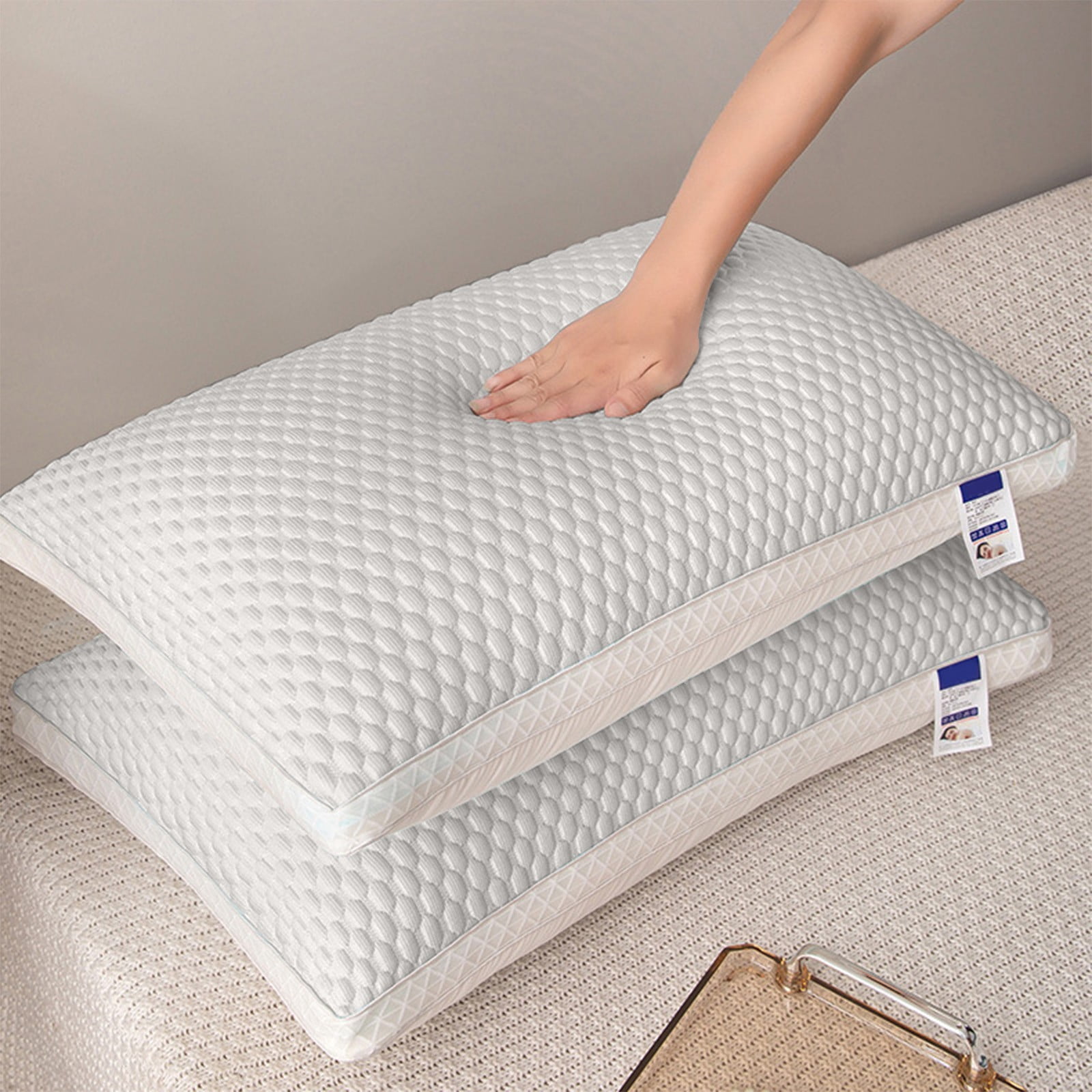 SwiftWear 1PC Cooling Body Pillow for Sleeping Luxury Memory Body Pillows, Down Filling Supportive Pillow Comfortable home Summer Gift for Hot Sleepers
