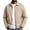 Beige, variant on Lightweight Zip Up Jackets for Men Side Pockets Fall Spring Casual Work Outerwear
