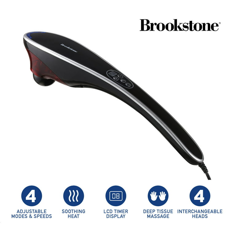 Brookstone Handheld Percussion Body Massager – 365 Wholesale