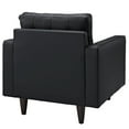 thumbnail image 4 of Modway Empress Bonded Leather Armchair in Black, 4 of 5