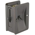 thumbnail image 4 of Richelieu 1701-Psbc 3-1/4" X 2-1/4" Flush Rectangular Privacy Pocket Door Lock - Bronze, 4 of 7