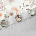 thumbnail image 4 of Manfei Retro Flower Black Out Curtains,Rustic Floral Curtains Pack of 2 (42x63 Each),Pink White Bedroom Curtains For Men Women,Ultra Soft Home Decor, 4 of 6