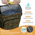 thumbnail image 2 of Insulated Cooler Backpack for Science Enthusiasts Biology Classroom and Experiment Theme with Leakproof Lunch Design, 2 of 3