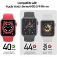 thumbnail image 2 of IBAOLEA Compatible for Apple Watch Series 6/5 /4 /SE 40mm Case with Screen Protector Accessories Slim Guard Thin Bumper Full Coverage Matte Hard Cover Defense Edge for iWatch Women Men GPS (Red) Red, 2 of 6