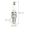 thumbnail image 2 of Uxcell F7TC Spark Plug 3 Electrode for GX120 GX160 GX200 GX240 GX270 Generator Lawnmower Tractor , 4Pack, 2 of 5