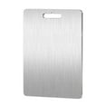 thumbnail image 2 of Swiftyle 1 Sets 304 Food-Grade Stainless Steel Cutting Board 1.2mm Kitchen Chopping Board for Meat & Veggies Dishwasher Safe, Hangable for Storage Gift, 2 of 2
