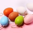 thumbnail image 4 of Bewildely 12 piezas 64,2 cm huevos de Pascua coloridos decoración del hogar decoración de simulación manualidades pintadas pintura huevo Kits de decoración para fiestas, 4 of 6
