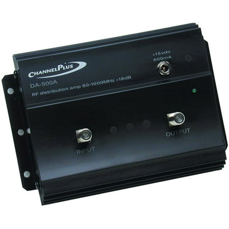 Channel Plus DA-520A RF Amplifier, Full CATV Spectrum with 1 Output