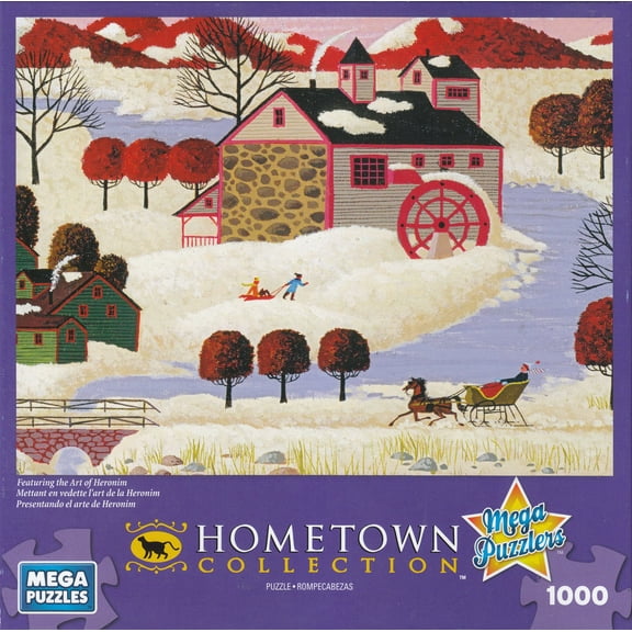 Hometown Collection: Winter in Maine 1000 Piece Puzzle