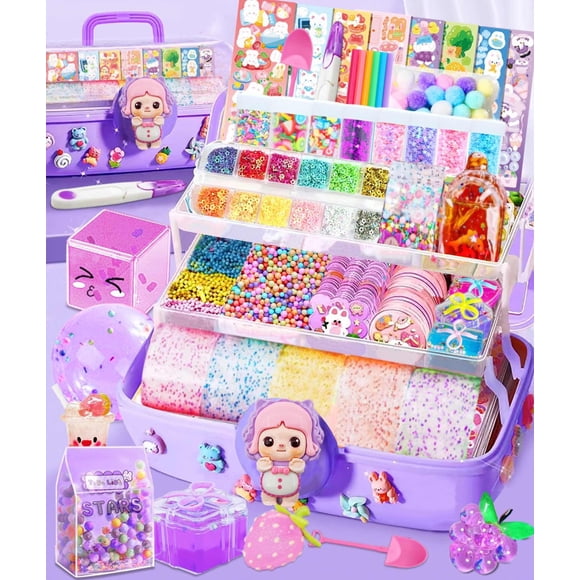 Ziza-Kit de burbujas con cinta Nano para niños, con caja, Kit de máquina para hacer Squishy con cinta Nano, Kit de cinta Nano con burbujas