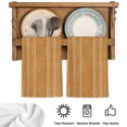 thumbnail image 5 of Orange Stripe Kitchen Towels Set of 3, Farmhouse Modern Minimalist Geometric Absorbent Dish Towels for Kitchen, Microfiber Hand Towel, Quick Drying Tea Towel for Cleaning Decorative Dishcloths, 5 of 7