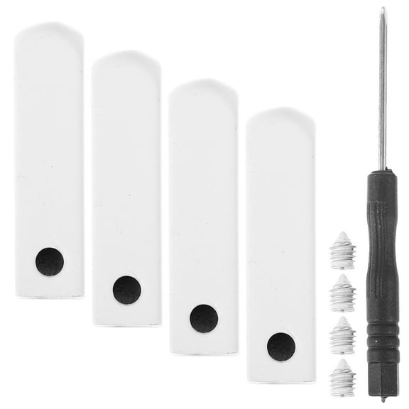 Toe Metal Buckle Athletic Shoe Laces for Sneakers Shoes Ties White