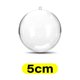 thumbnail image 3 of 1/12 piezas de bolas huecas de plástico transparente rellenables para hacer tú mismo, adornos colgantes para árbol de Navidad, regalos para fiestas en el hogar, caja de decoración, 3 of 5