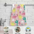 thumbnail image 6 of Coolnut Dinosaur Soft Hand Towels, 2 PcsAbsorbent Bath Towel Decorative Fingertip Towels for Bathroom Gym Spa Hotel Beach Swimming Pool,14.4"x 28.3", 6 of 6
