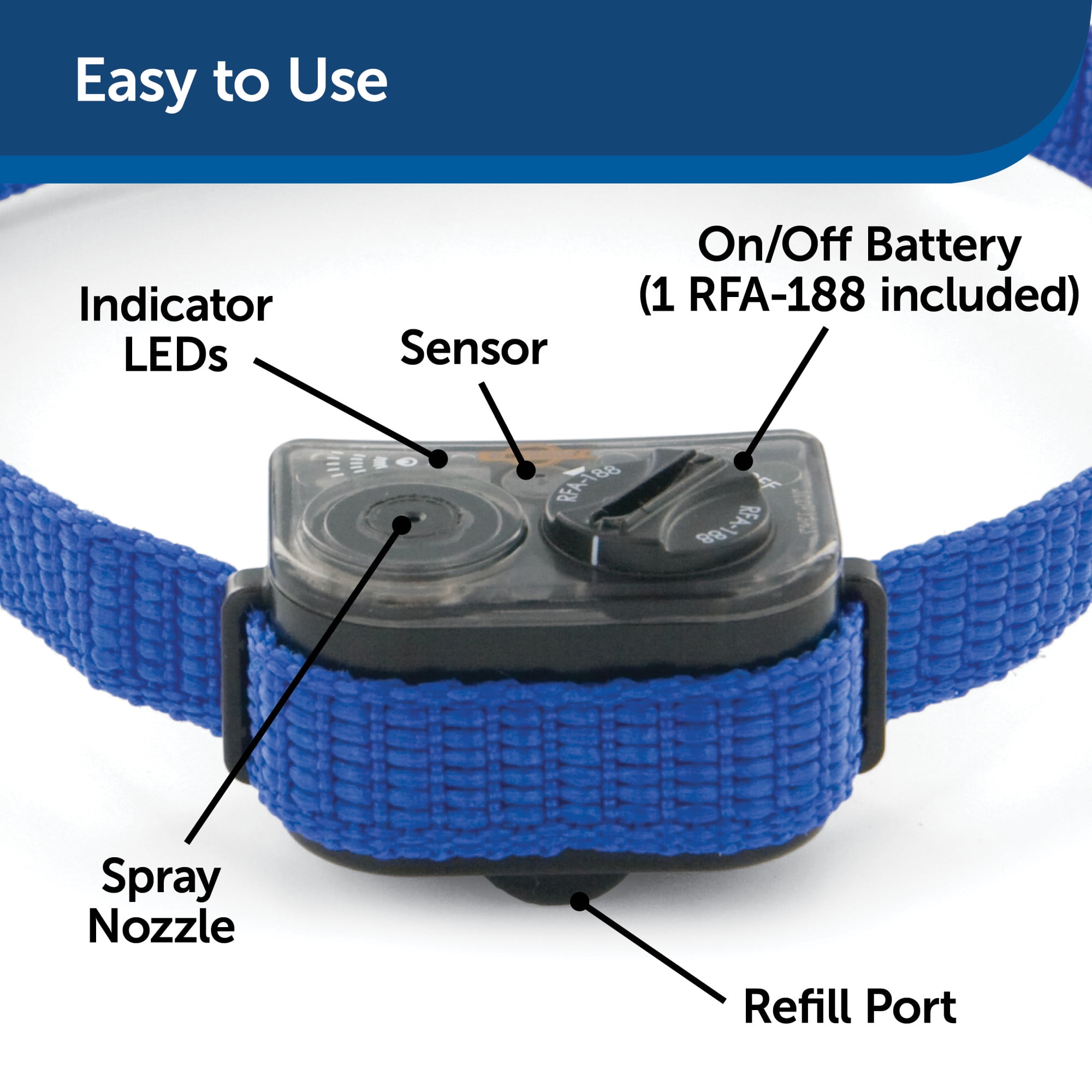 elite little dog spray bark collar