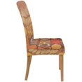 thumbnail image 3 of ABPHQTO Otoño otoño Volver a la escuela Funda protectora para silla Funda protectora para asiento para comedor Hotel Fiesta de boda Juego de 6, 3 of 4