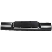 Step Bumper Compatible with CHEVROLET S10 PICKUP 1994-2003 Powdercoated Black Steel Stepside