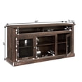 thumbnail image 6 of Farmhouse TV Stand - Modern Entertainment Center for Living Room - TV Console Table with Open and Closed Storage - Fits TVs Up to 65 Inches, 6 of 6